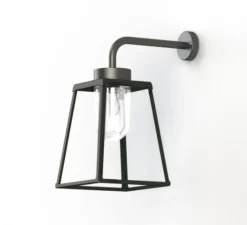 Applique d'extérieur, Lampiok 2 n°3, gris noir, IP65, L28cm, H54,7cm - Roger Pradier