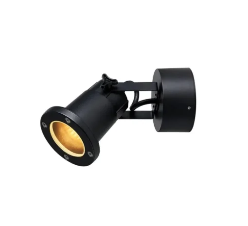 Applique d'extérieur, orientable, Nautilus 25, noir, IP54, L9,8cm, H11cm - SLV