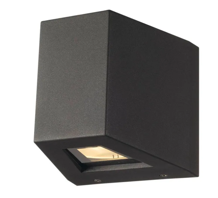 Applique d'extérieur, Out-Beam Up&Down, anthracite, IP44, LED, 3000K, 740 lm, L15cm, H15cm - SLV