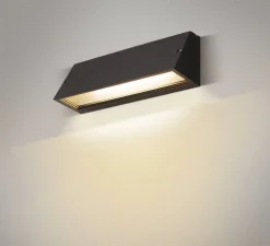 Applique d'extérieur, Pema WL, noir, IP65, LED, dim, 3000-4000K, 1420 lm, L28cm, H10cm - SLV