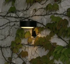 Applique d'extérieur, Plaff-on! A IP65, noir, IP65, LED, 2700K, 544lm, L16cm, H15cm - Marset