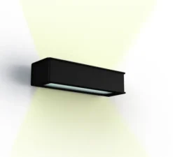 Applique d'extérieur, Plémo N°2, noir, IP65, L20cm, H4,5cm - Roger Pradier