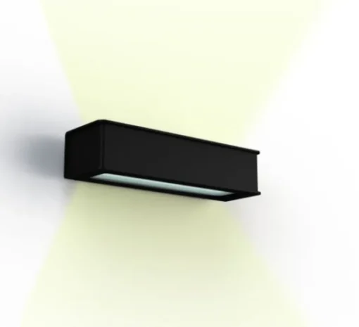Applique d'extérieur, Plémo N°2, noir, IP65, L20cm, H4,5cm - Roger Pradier