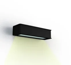 Applique d'extérieur, Plémo N°1, noir, IP65, L20cm, H4,5cm - Roger Pradier