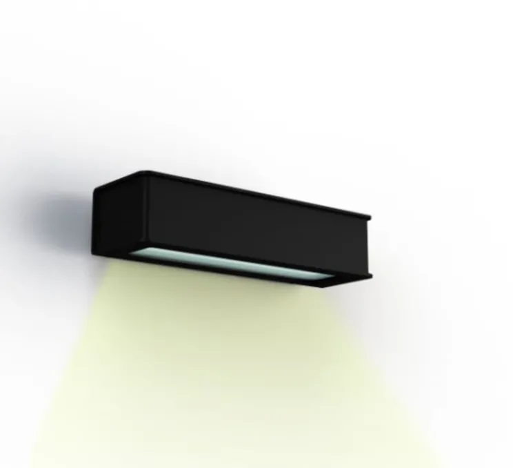 Applique d'extérieur, Plémo N°1, noir, IP65, L20cm, H4,5cm - Roger Pradier
