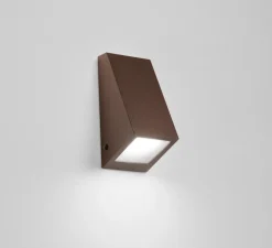 Applique d'extérieur, PopUp M, marron, IP44, L7,1cm, H14,5cm - Nedgis