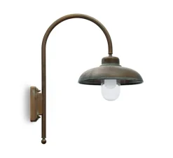 Applique d'extérieur, Samoa 1770, cuivre, IP44, L30cm, H60cm - Moretti Luce