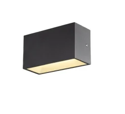 Applique d'extérieur, Sitra cube M, anthracite, IP65, LED, dim, 3000-4000K, 1880 lm, L20cm, H11cm - SLV