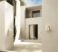 Applique d'extérieur, Soul Story 1 outdoor, blanc, IP64, LED, dim, 2700K, 250 lm, L18,7cm, H28,7cm - DCW éditions Paris