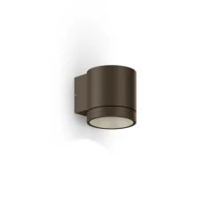 Applique d'extérieur, Taio round 1.0, bronze, IP65, LED, dim, 3000K, 380 lm, L8cm, H8,2cm - Wever&Ducré