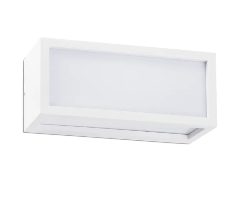 Applique d'extérieur, Tejo, blanc, IP54, Ø11cm, H25cm - Faro