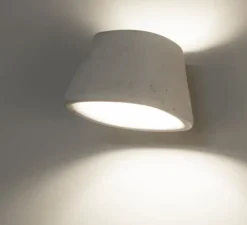 Applique d'extérieur, Tobo, blanc, IP55, LED, 2700K, 900 lm, L24,5cm, H14,5cm - Toscot