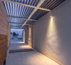 Applique d'extérieur, Tube Wall Surface 1.0 LED, blanc, IP65,LED, 3000K, 390lm, L10cm, H8cm - Wever&Ducré