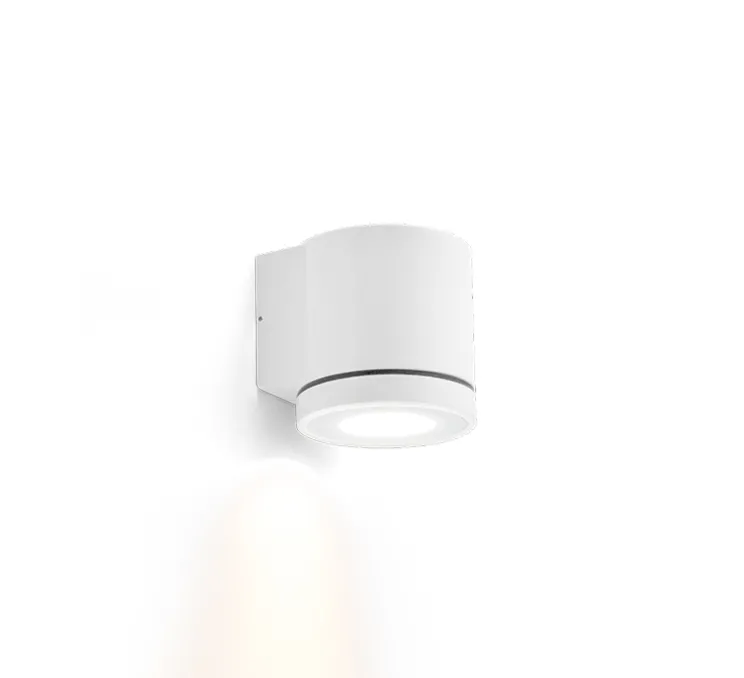 Applique d'extérieur, Tube Wall Surface 1.0 LED, blanc, IP65,LED, 3000K, 390lm, L10cm, H8cm - Wever&Ducré