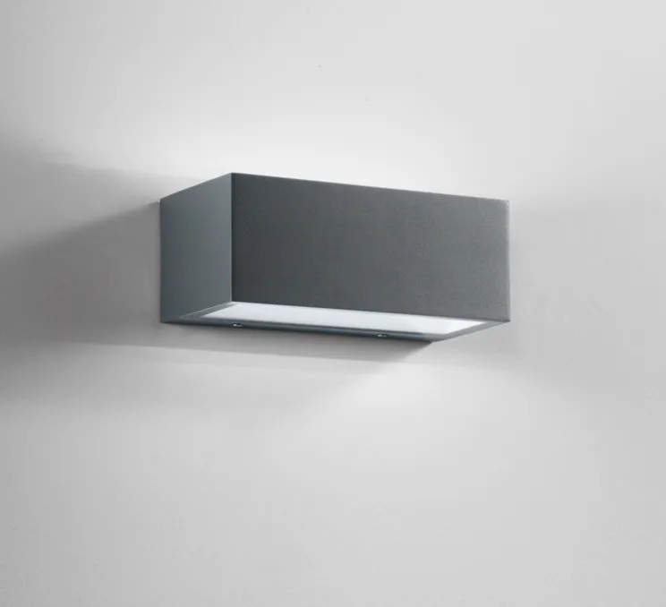 Applique d'extérieur, Twin M, anthracite, IP54, LED, 3000-4000K, 2150 lm, L22cm, H8,5cm - Nedgis