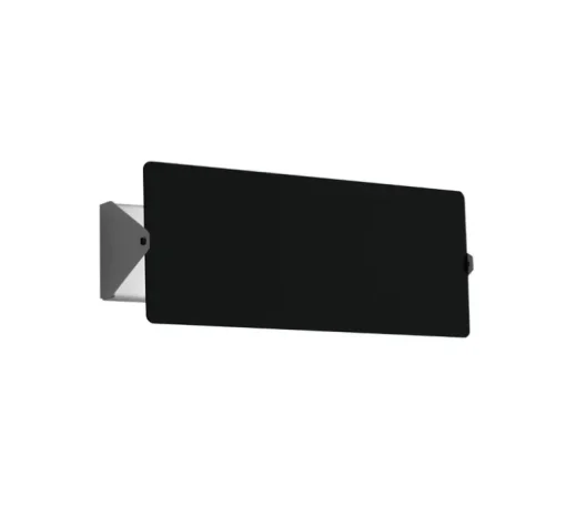 Applique d'extérieur, Volet Pivotant, double, outdoor, réédition Charlotte Perriand, aluminium noir anodisé, IP55, LED, dim, 3000K, 585 lm, L13cm, H34cm - Nemo Lighting