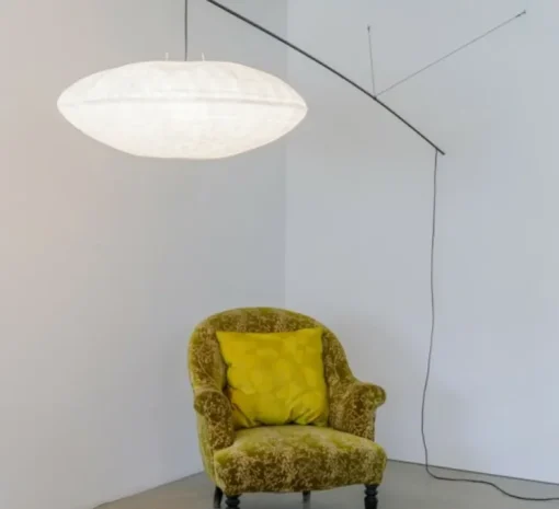 Applique déportée, Nuage perché cumulus, blanc, L232cm, H70cm - Céline Wright