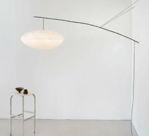 Applique déportée, Nuage perché giboulée, blanc, L182cm, H65cm - Céline Wright