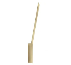 Applique, en saillie, Ypsilon, Laiton Satiné, LED, 3000K, 1118lm, L14,5cm, H62cm - Panzeri