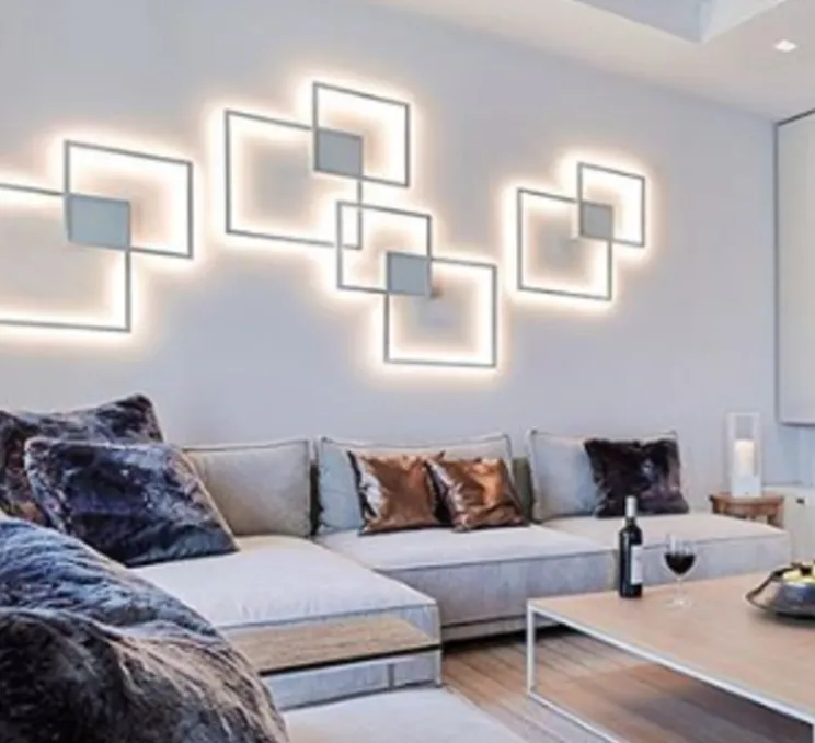 Applique et plafonnier, Venn 1.0, blanc, LED, 2700K, 2100lm, L72,4cm, H72,4cm - Wever&Ducré