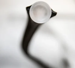 Applique, FLEXILED 60 Bronze , Cuir noir, LED, 2700K, 500lm, L60cm, Hcm - Contardi