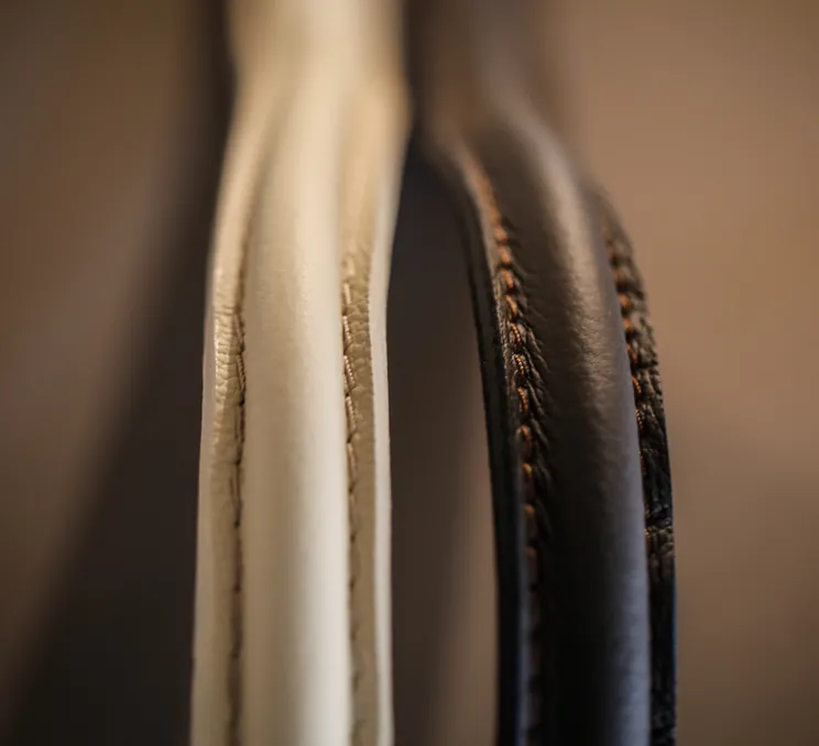 Applique, FLEXILED 90 Nickel, Cuir noir, LED, 2700K, 500lm, L90cm, Hcm - Contardi