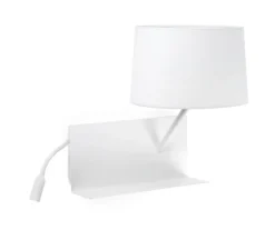 Applique, Handy, blanc, liseuse droite, LED,140lm, 2 interrupteurs - H55cm - FARO
