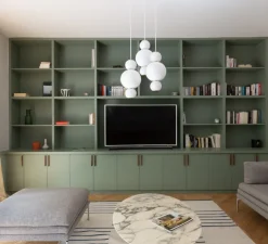 Applique, Ilios, laiton, black Ral 9005, L26cm P18cm- Atelier Areti