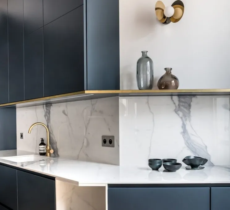 Applique, In the Tube 360°, gold, mesh, LED, 2700k, 18W, IP65, L160cm, Ø7cm - DCW Editions