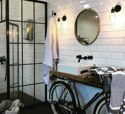 Applique, Light.036, en saillie, noir, laiton, Ø8,5cm, L15cm - ZANGRA