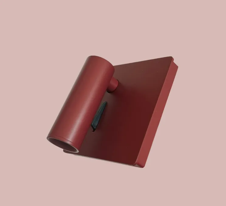Applique, liseuse, Benny 3, Exclusivité Nedgis, encastrable avec interrupteur, terracotta, LED, 3000K, 150 lm, L8,5cm, H8,5cm - Nexel