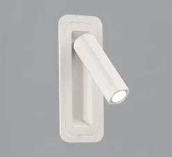 Applique, liseuse, Boheme, blanc, LED, 3000K, 315 lm, L7,5cm, H18cm - ACB