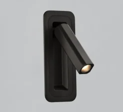 Applique, liseuse, Boheme, noir, LED, 3000K, 315 lm, L7,5cm, H18cm - ACB
