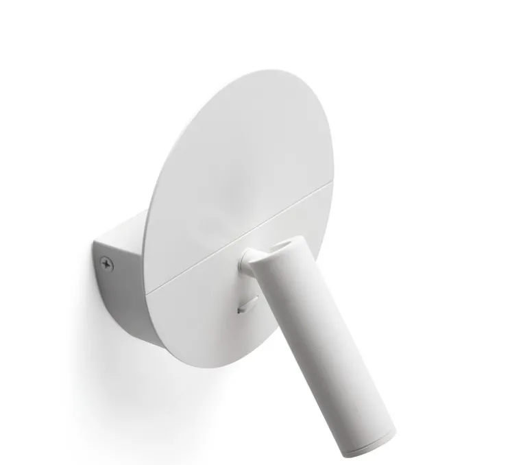 Applique, liseuse, Duas, avec interrupteur et prise USB, blanc, LED, 2700K, 240 lm, L14,4cm, H18,3cm - Faro