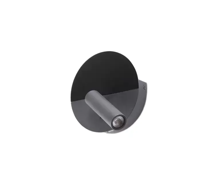 Applique, liseuse, Duas, noir, LED, 2700K, 240 lm, L14,4cm, H18,3cm - Faro