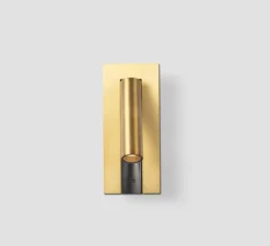 Applique liseuse, en saillie / encastrable, Gabo, USB-C, bronze, LED, 2700K, 394 lm, L8cm, H18,5cm - Faro