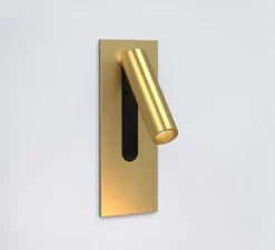 Applique, Liseuse, Fuse 3, or mat, LED, 2700K, 185lm, L7,5cm, H20cm - Astro