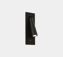 Applique, liseuse, Gamma SR USB, noir, LED, 2700k, 137 lm, L6,5cm, H18cm - LEDs C4