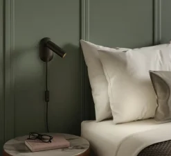 Applique, liseuse, Gio, noir mat, L8cm, H14cm - Astro