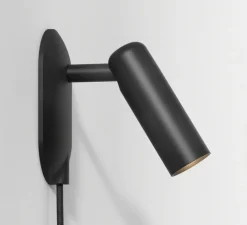 Applique, liseuse, Gio, noir mat, L8cm, H14cm - Astro