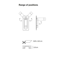 Applique, liseuse, Ledtube mini, aluminium, LED, 2700k, 132lm, L4,5cm, H11,3cm - Marset