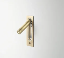 Applique, liseuse, Ledtube, bronze, avec grille, RSC USB, LED, 2700k, 150lm, H17cm - Marset