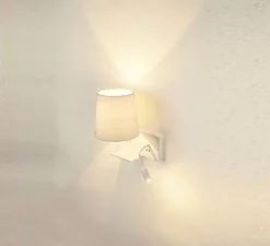 Applique, liseuse, Somnila Flex, version gauche, blanc, LED, 3000K, 120 lm, L32cm, H40cm - SLV