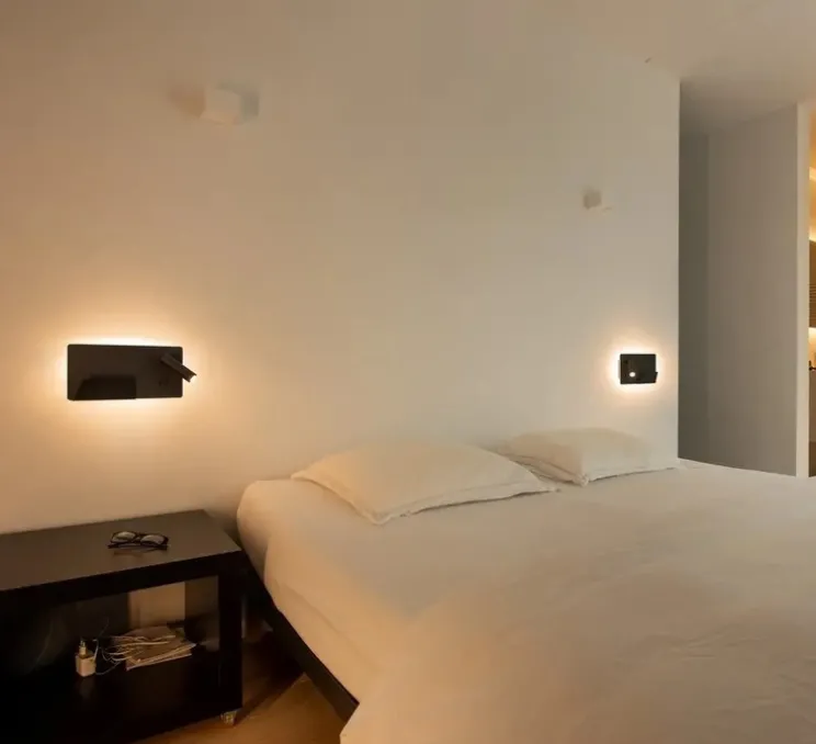 Applique, Liseuse, Somnila Gauche, noir, LED, 3000K, 490 lm, L28cm, H16cm - SLV