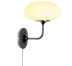 Applique, Liseuse, Stemlite, Black Chrome, Ø32cm, H42cm - Gubi