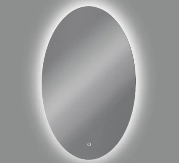 Applique miroir lumineux, Adriana, aluminium, IP44, LED, 3000K, 3458 lm, L67cm, H110cm - ACB