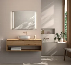 Applique, miroir lumineux, Reflex, finition miroir, IP44, LED, dim, 3000-4000-5500K, 1800 lm, L80cm, H60cm - MDC