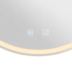 Applique, miroir lumineux, Trukko, aluminium, IP44, LED, dim, 3000/4000/6500K, 1270/1260/1260 lm, L60cm, H60cm - SLV