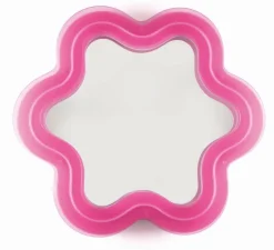 Applique, miroir lumineux, Supercurve fleur H108, rose, L118,5cm, H108cm - Seletti