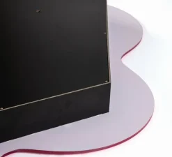 Applique, miroir lumineux, Supercurve fleur H108, rose, L118,5cm, H108cm - Seletti